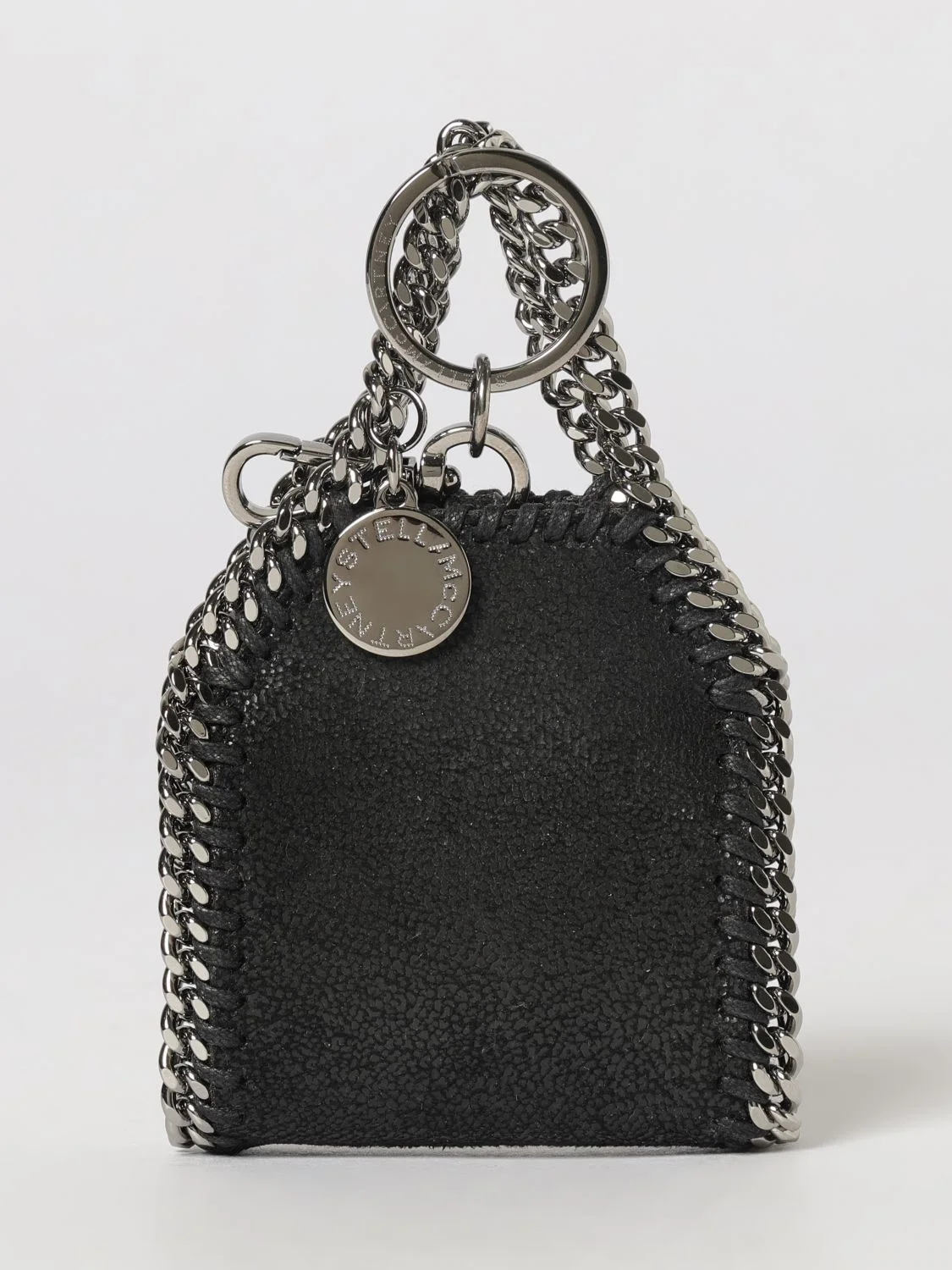 STELLA MCCARTNEY Falabella Alter Mat Keychain with Chain Trim - 1