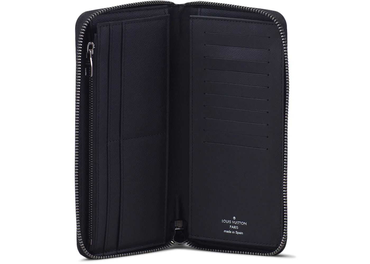 Louis Vuitton Vertical Zippy Wallet Monogram Eclipse Black/Gray - 3