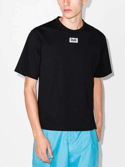 Dolce & Gabbana logo patch short-sleeve T-shirt outlook