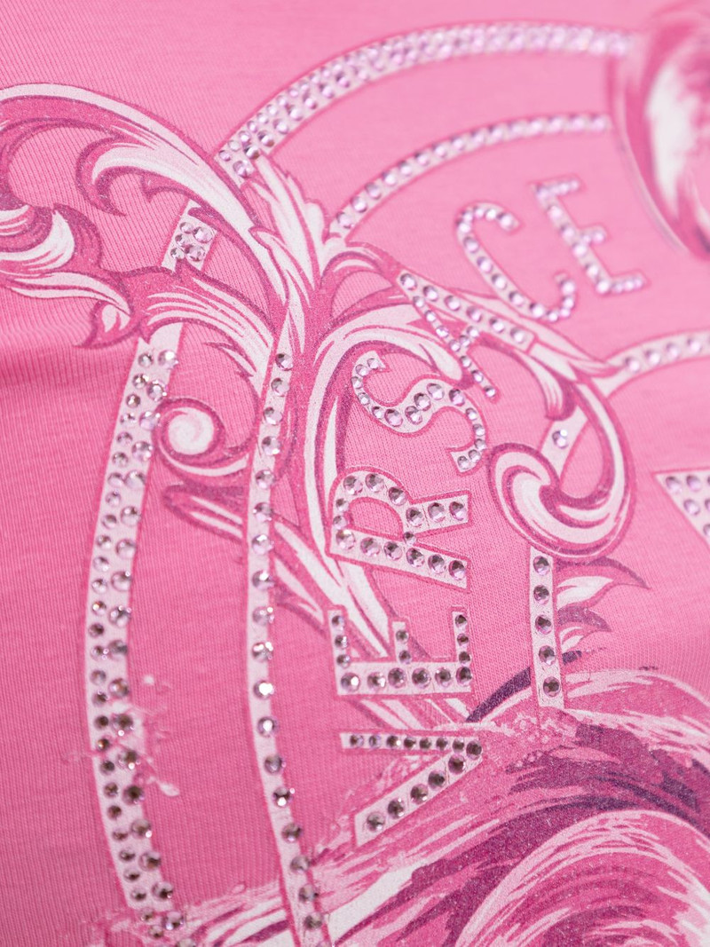 embellished graphic T-shirt dress 5