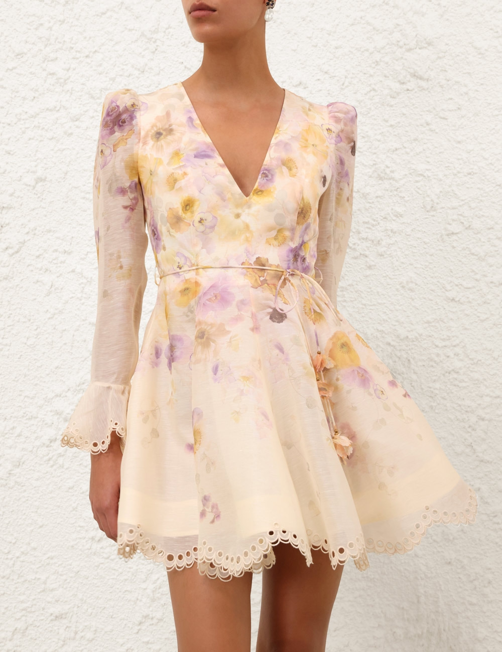 MEMENTO EMBROIDERED MINI DRESS - 2