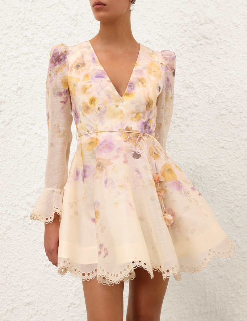 Zimmermann MEMENTO EMBROIDERED MINI DRESS outlook