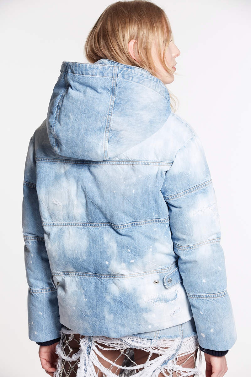 PUFFER JEAN JACKET - 2
