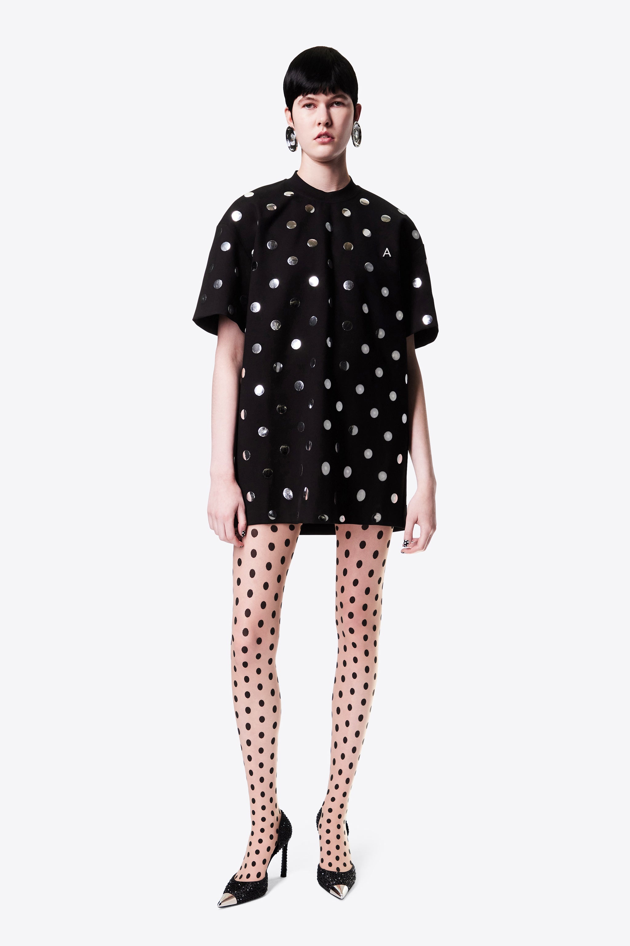 POLKA DOT T-SHIRT DRESS - 3