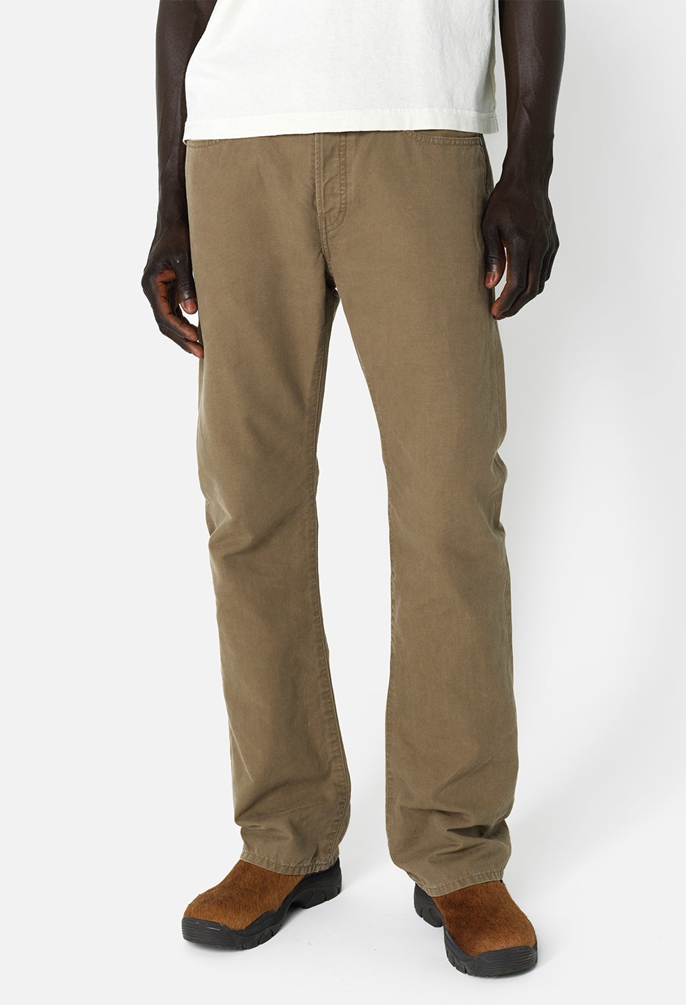 WASHED CANVAS CARIBOU BOOT-CUT - 7