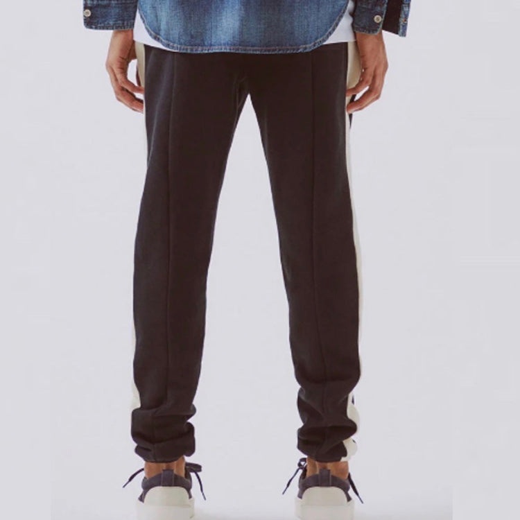 Fear of God Essentials SS20 Side Stripe Sweatpants Black FOG-SS20-127 - 4