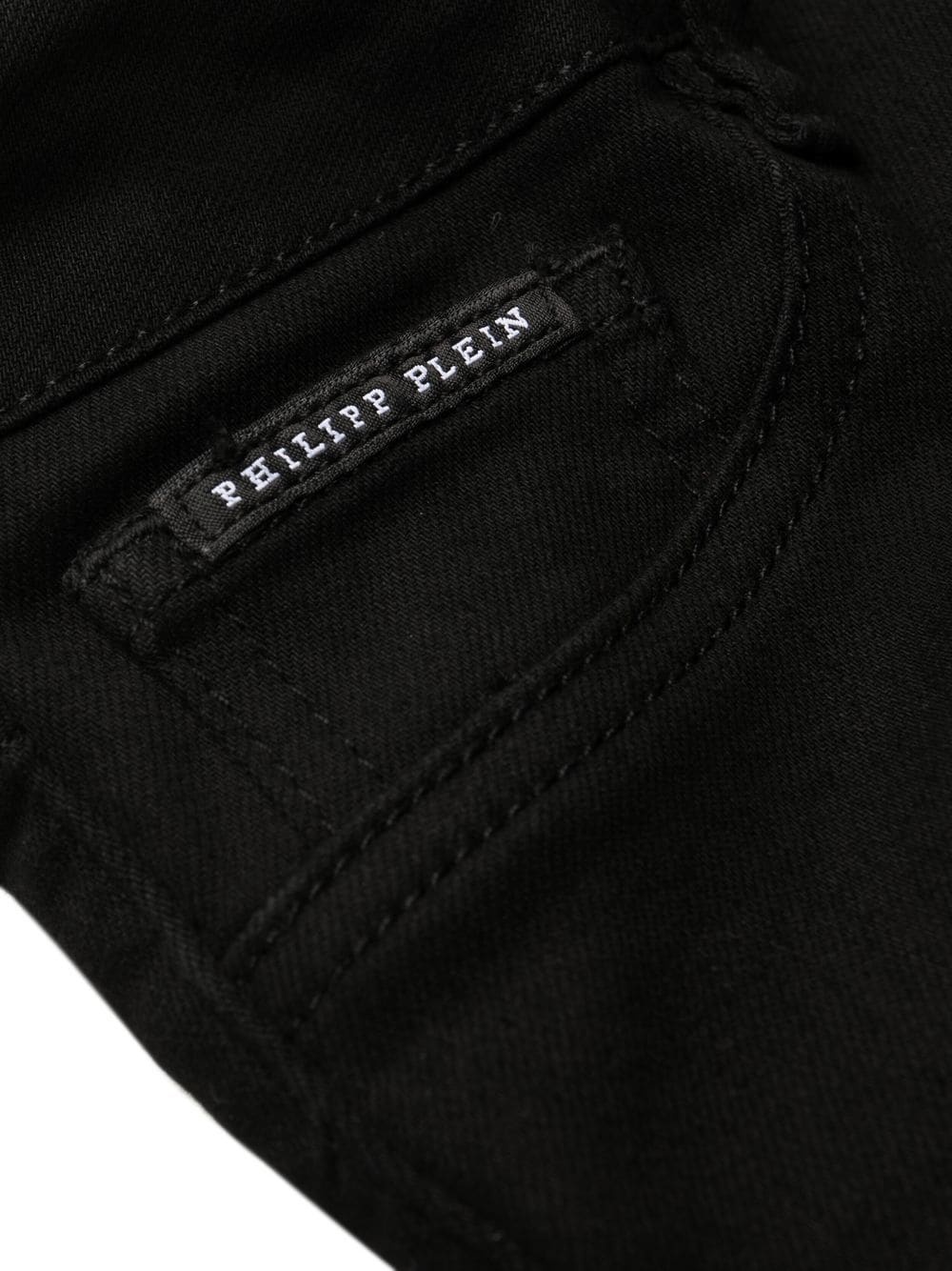 denim slim-cut jeggings - 7