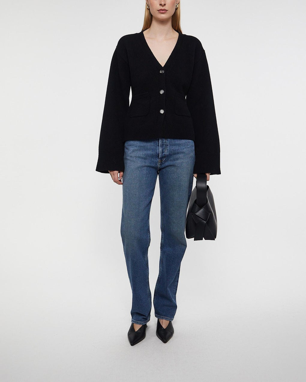 Jeans 90`s Pinch High Waist In Overcast Washed blue - 3