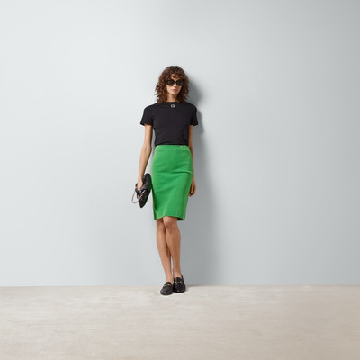 GUCCI Viscose skirt with Crystal G outlook
