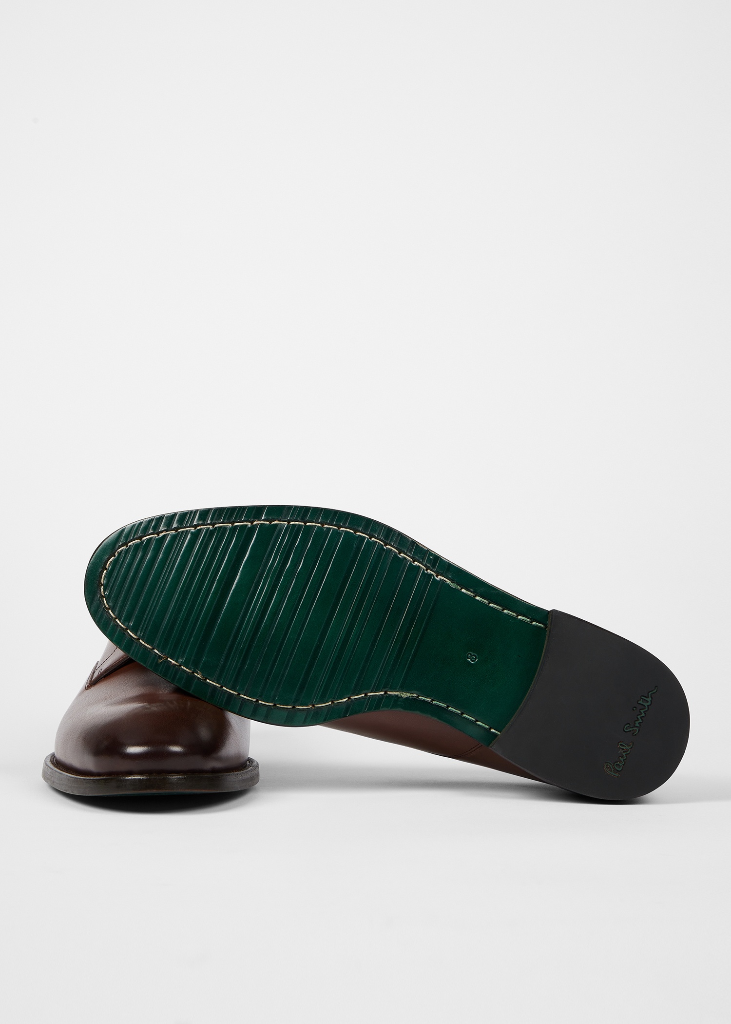 Brown Leather 'Jason' Shoes - 4