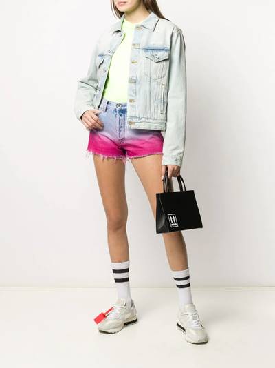 Off-White bleached boxy denim jacket outlook