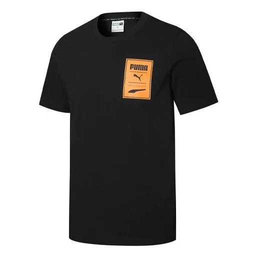 PUMA Recheck Pack Graphic T-shirt 'Black' 532710-01 - 1