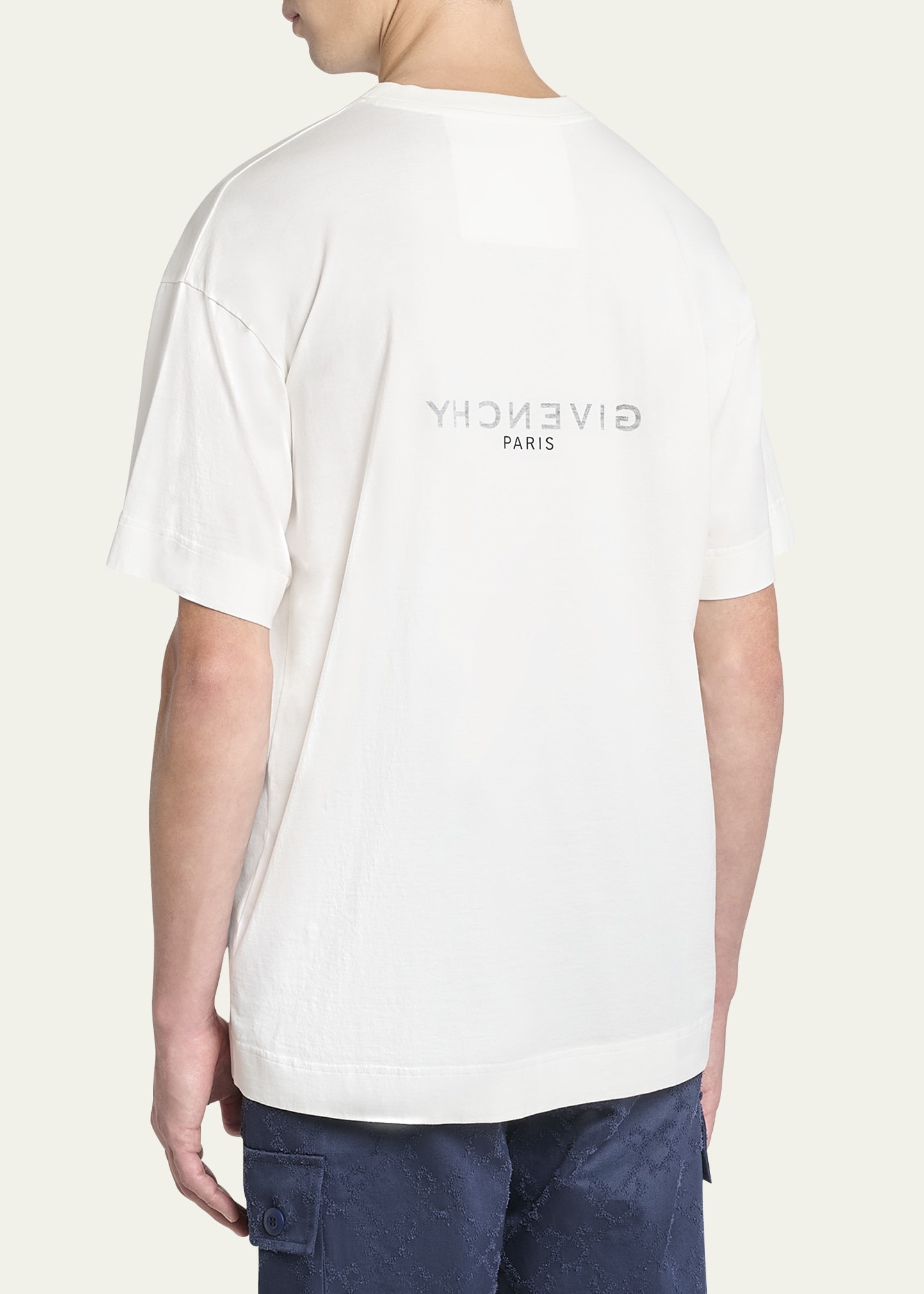 Men's Regular-Fit Reverse T-Shirt - 3