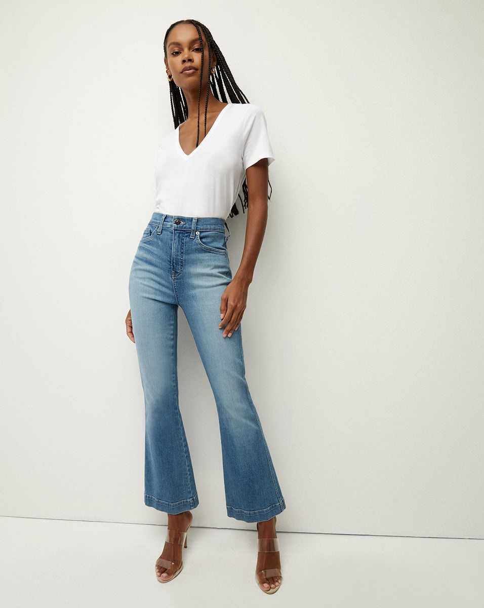 CINDY V-NECK TEE - 1