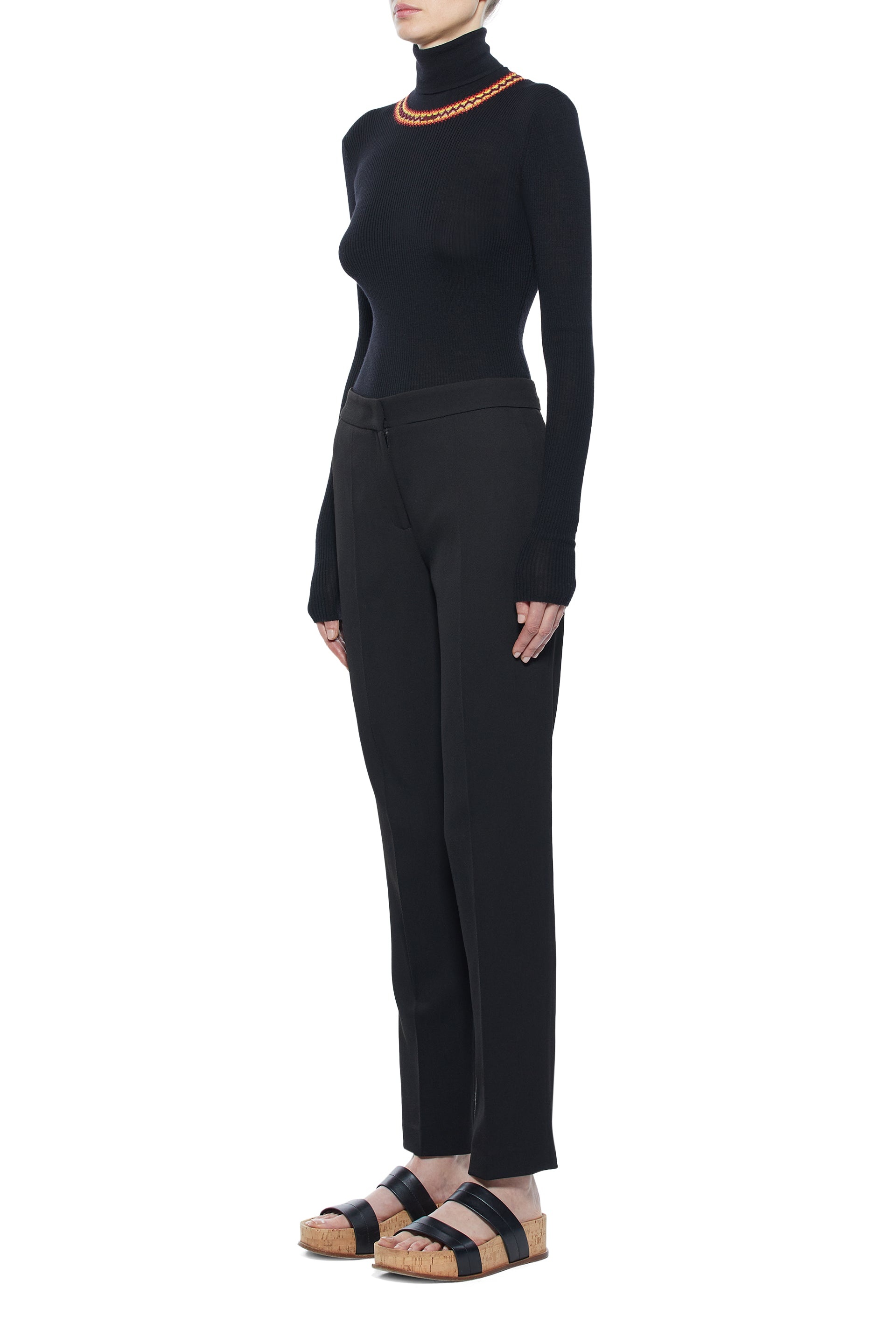 Michelle Pant in Silk Virgin Wool - 3