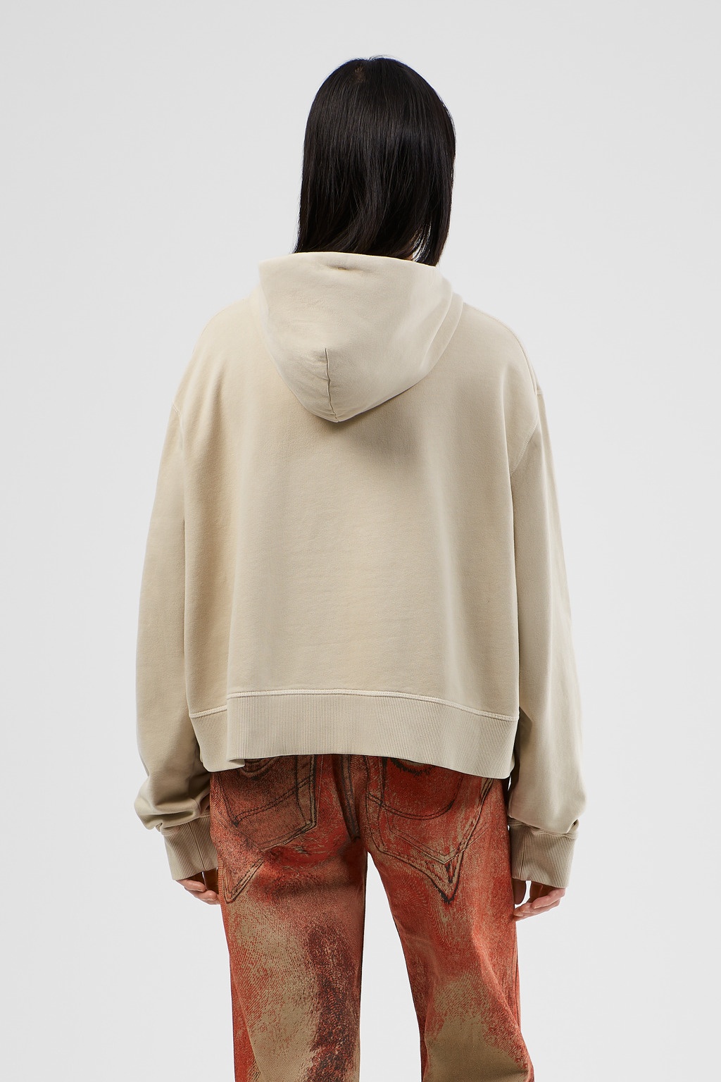 Beige Organic Cotton Hoodie - 3