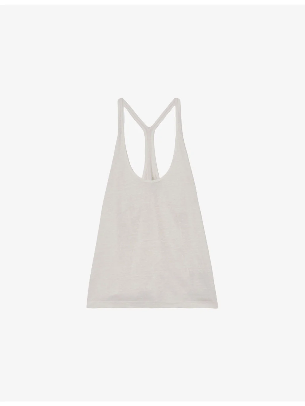 Lidie Racer-Back Linen Vest - 1