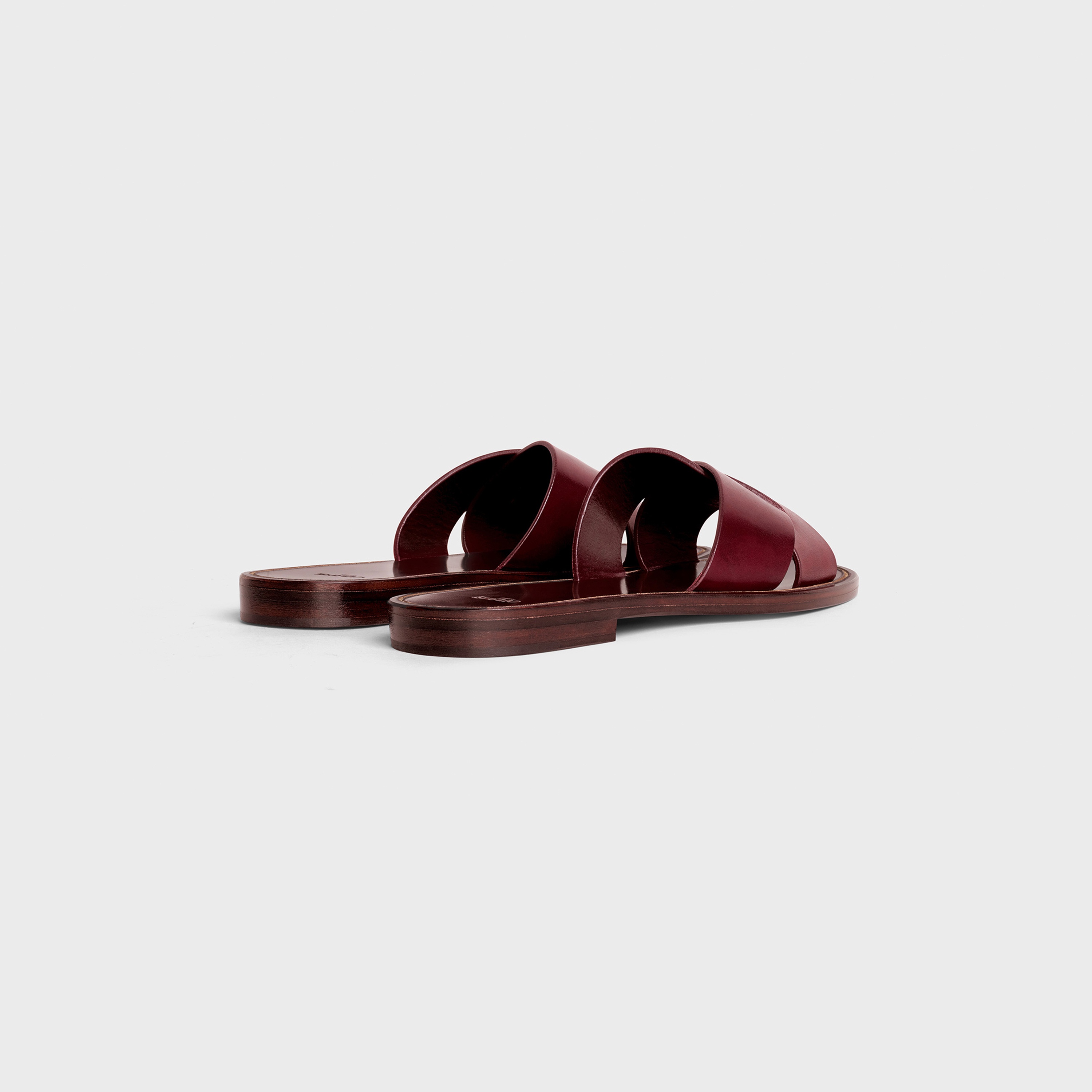 CELINE LERINS CRISS CROSS SLIDES  IN  VEGETAL CALFSKIN - 3