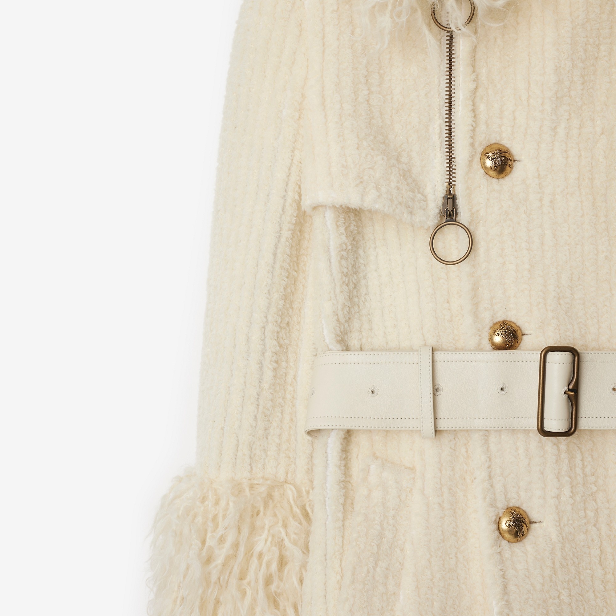 Long Corduroy Trench Coat - 6
