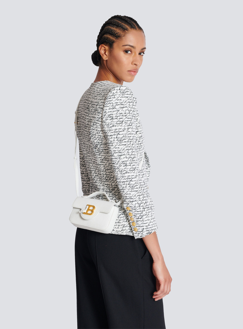 Grained calfskin B-Buzz 17 Mini bag 8