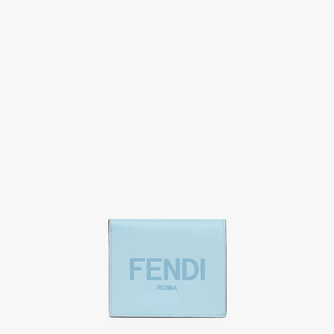 Compact Fendi Roma wallet, with large internal compartment for banknotes, six card holder pockets an - 1