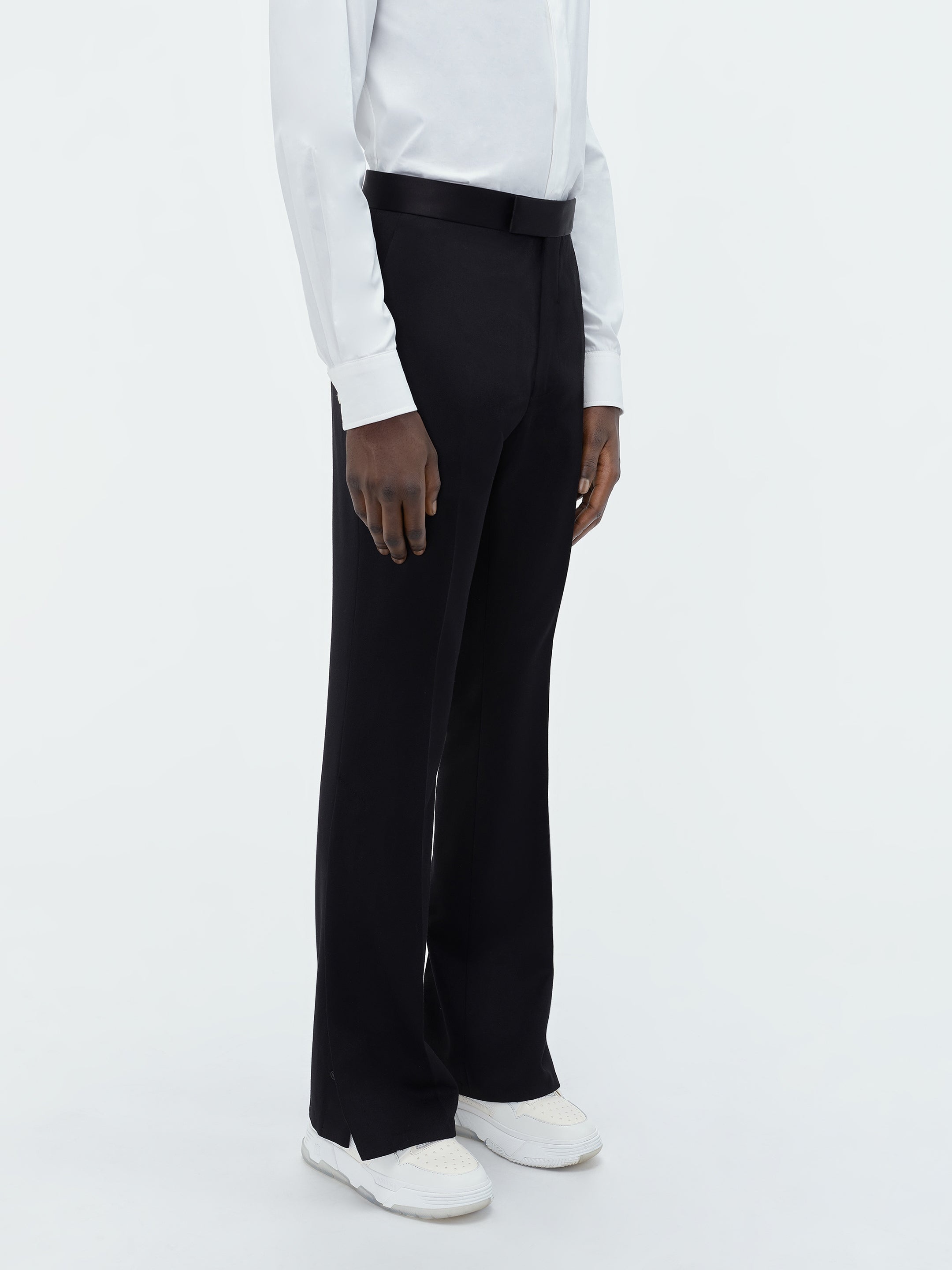 KICK FLARE TUXEDO PANT 32L-BLACK - 4