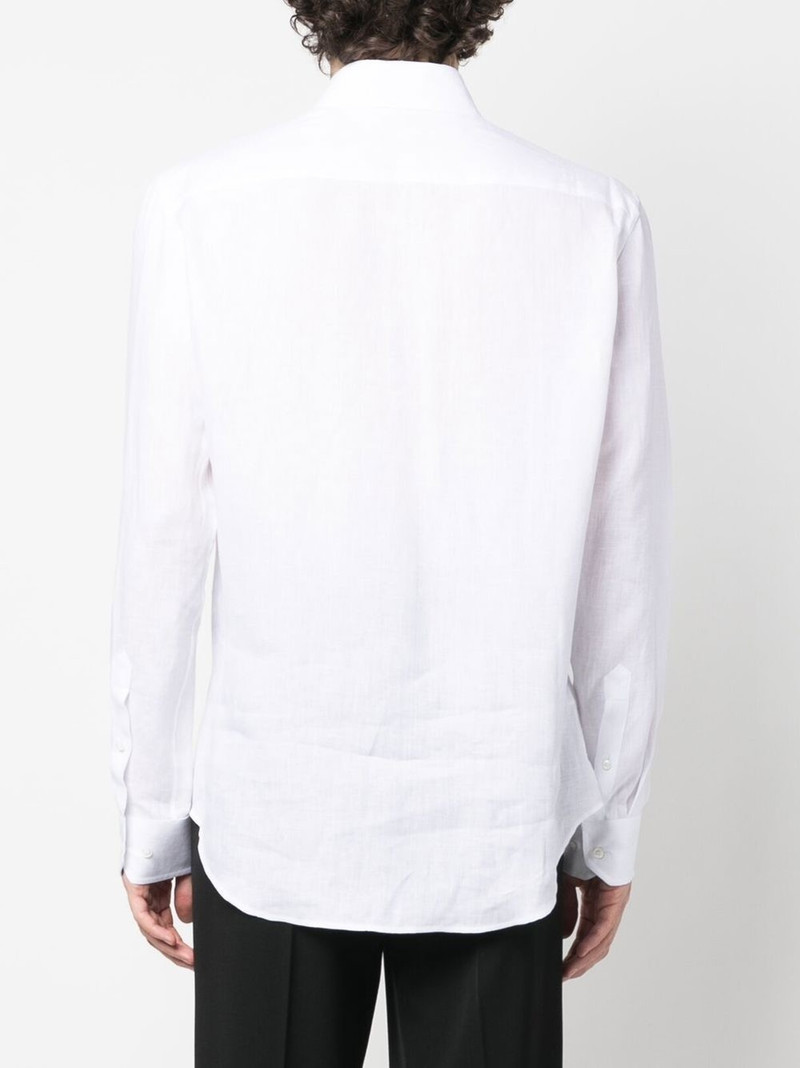 GIORGIO ARMANI Linen shirt outlook