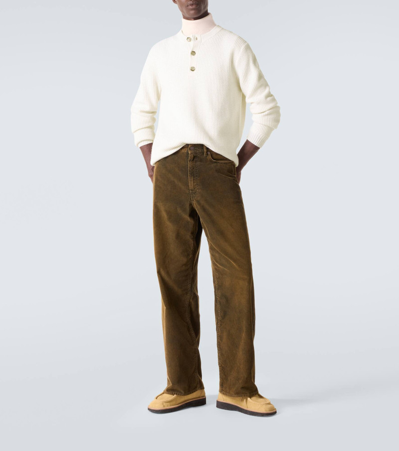 Allude Waffle-knit wool and cashmere sweater outlook