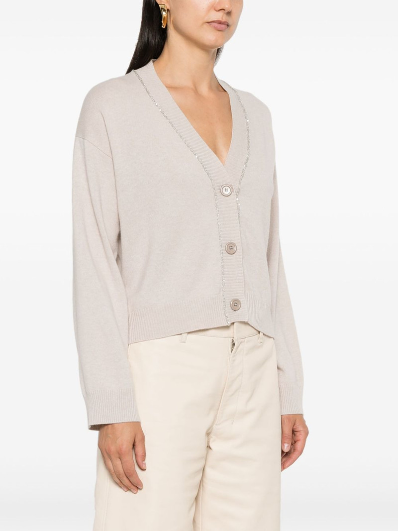 sequin-detailed cardigan 3
