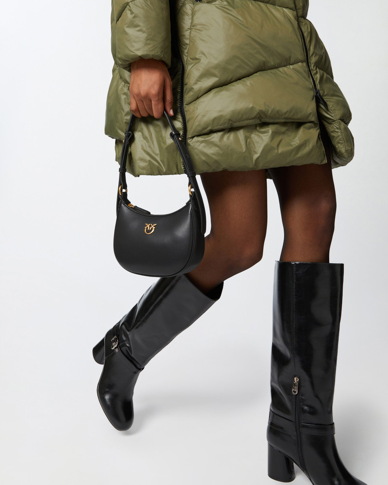 HALF MOON BABY LEATHER SHOULDER BAG 5