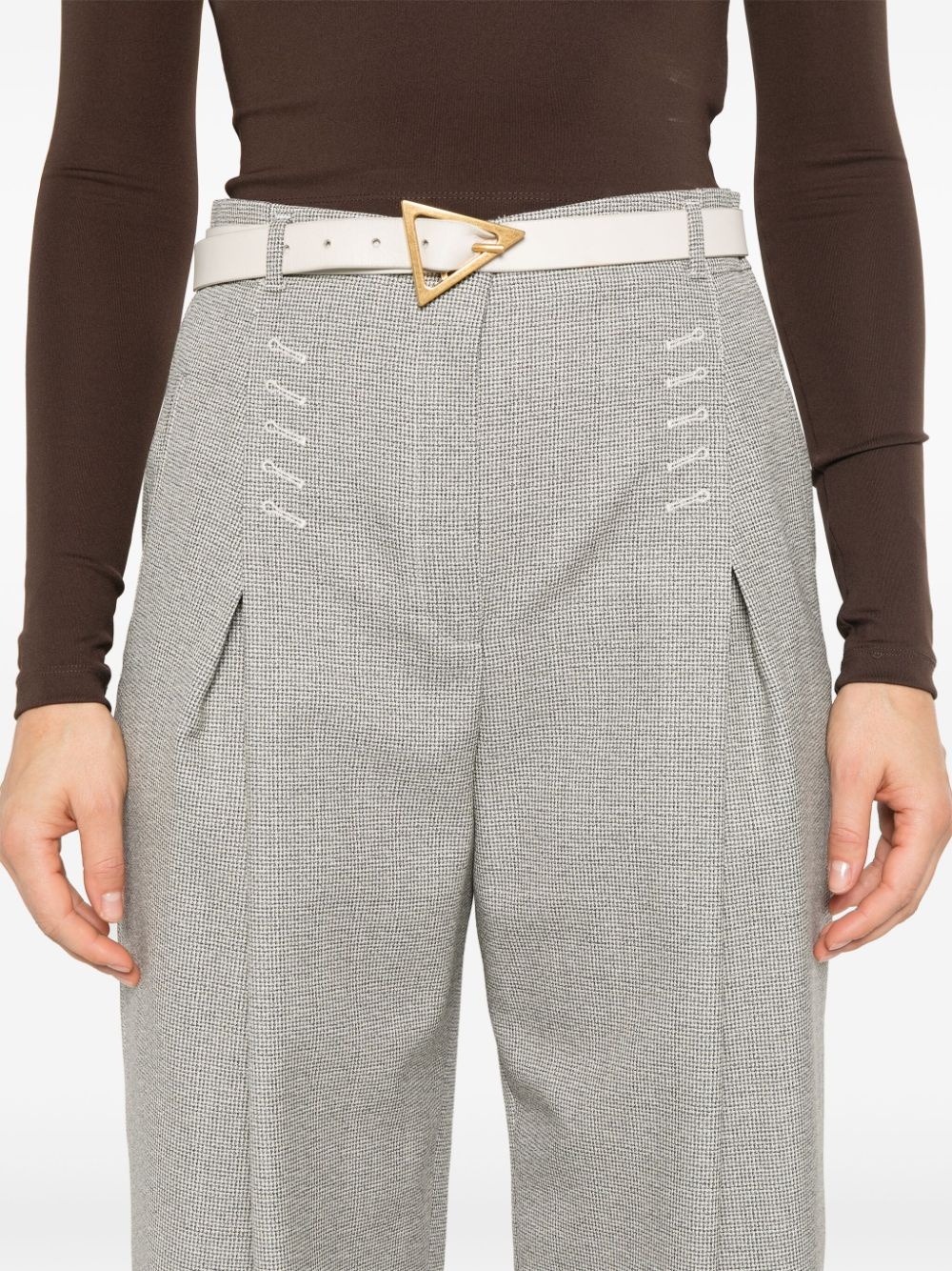 micro check trousers - 5