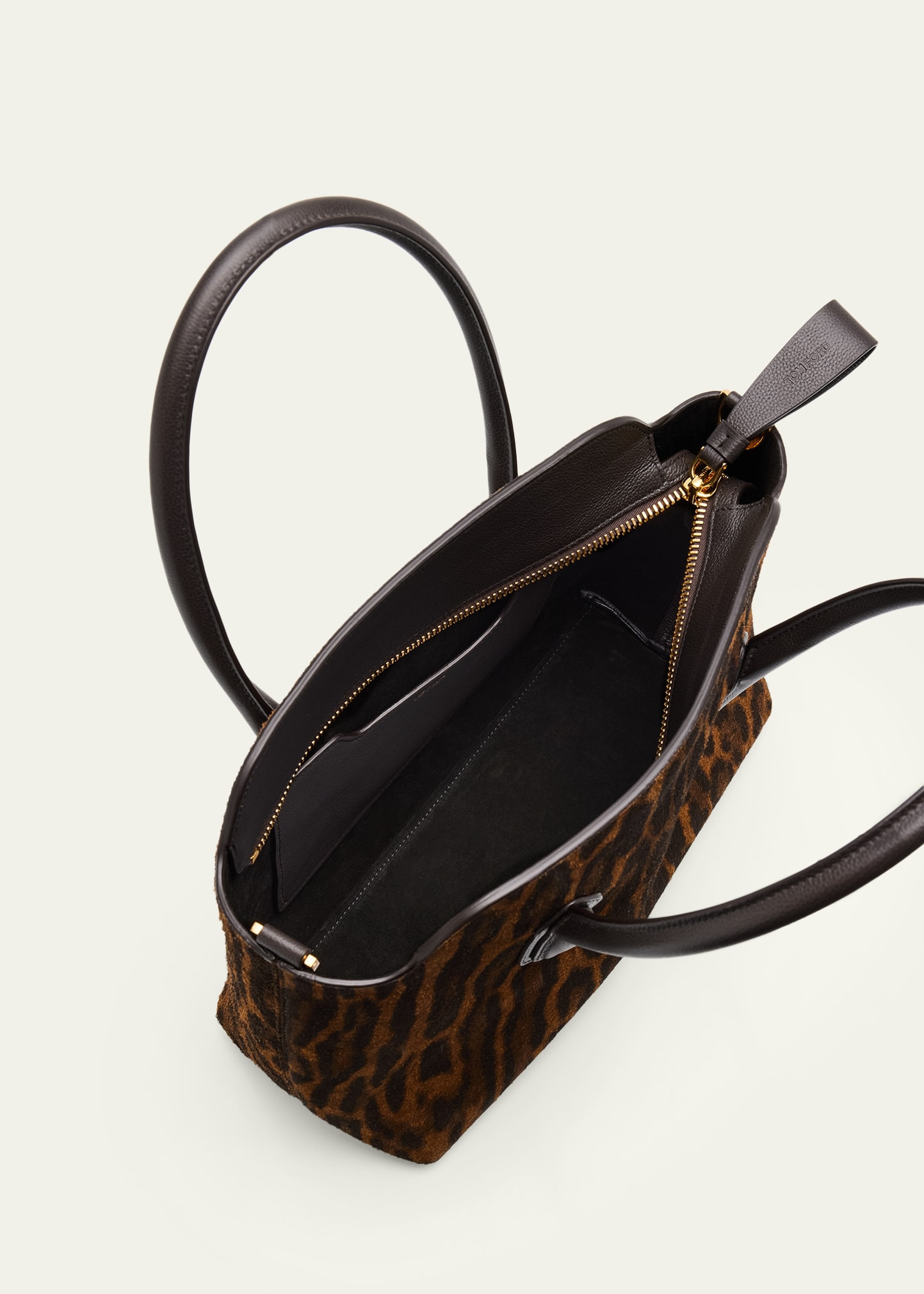 Alexander Medium Top-Handle Bag in Ocelot Suede - 4