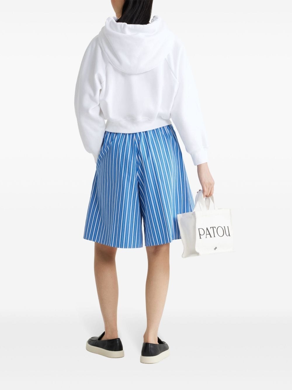 Medallion organic-cotton hoodie - 5