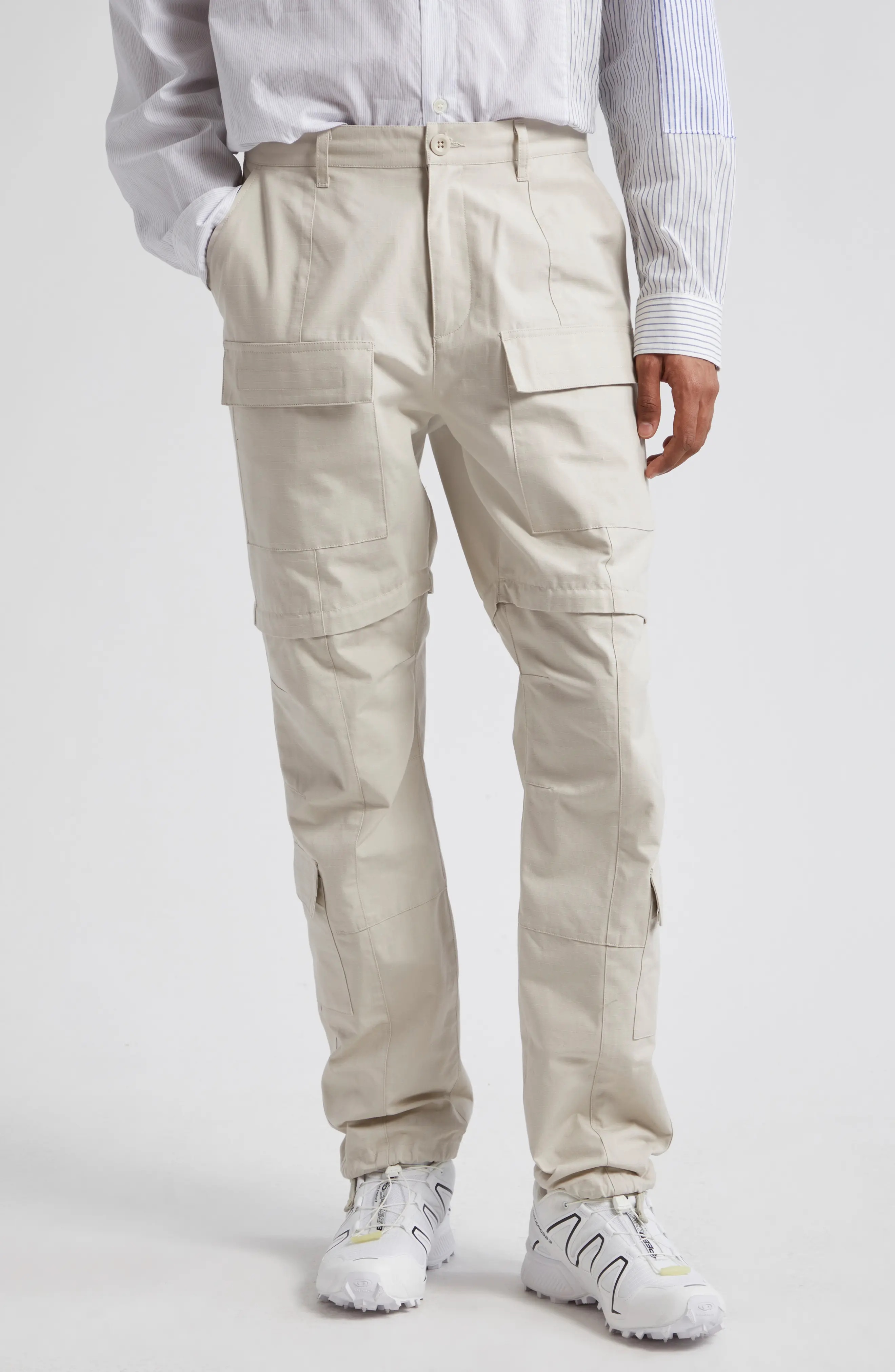 Convertible Cotton Ripstop Cargo Pants - 1