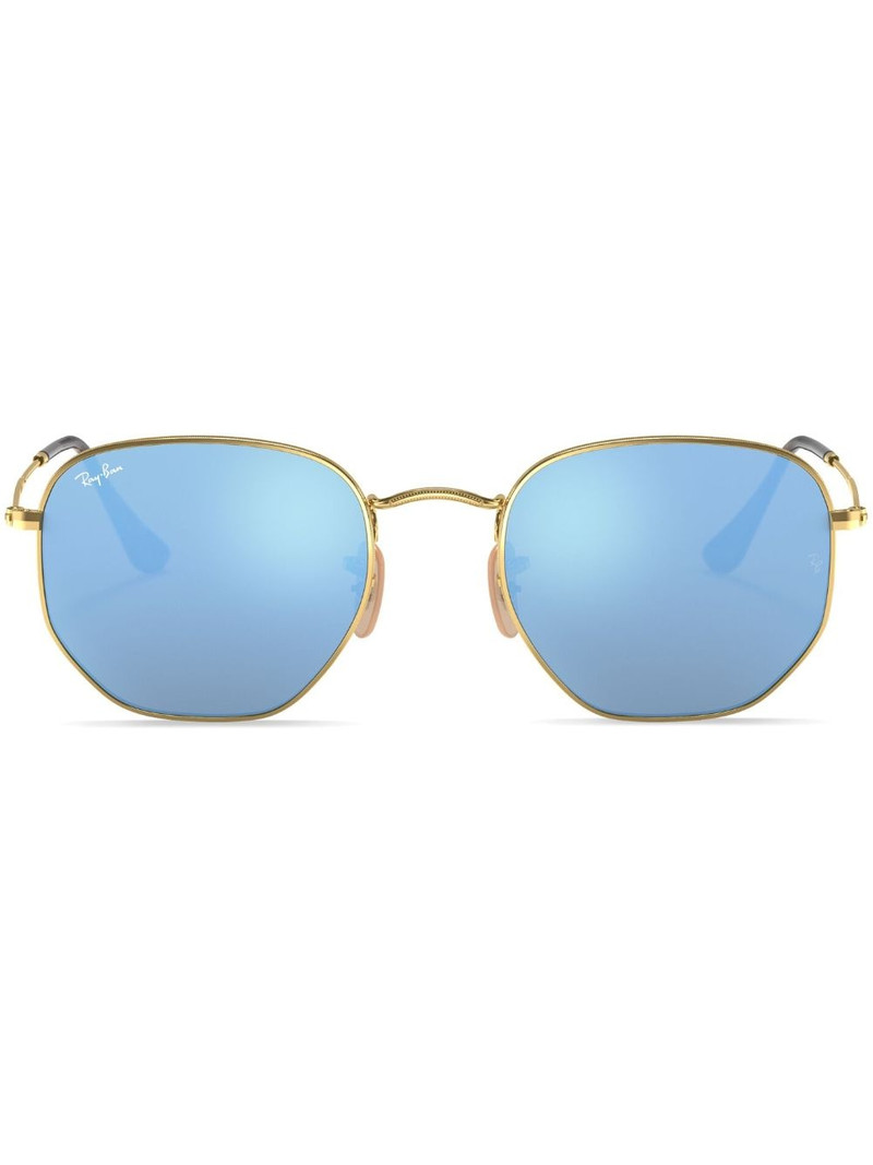 hexagonal-frame sunglasses 1
