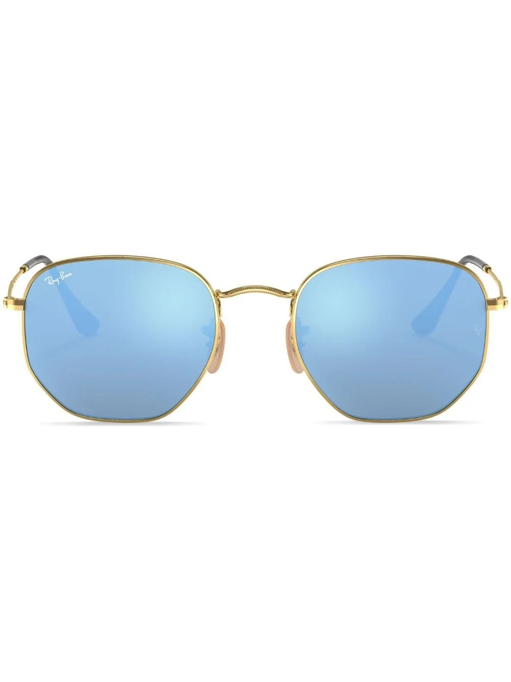 hexagonal-frame sunglasses - 1