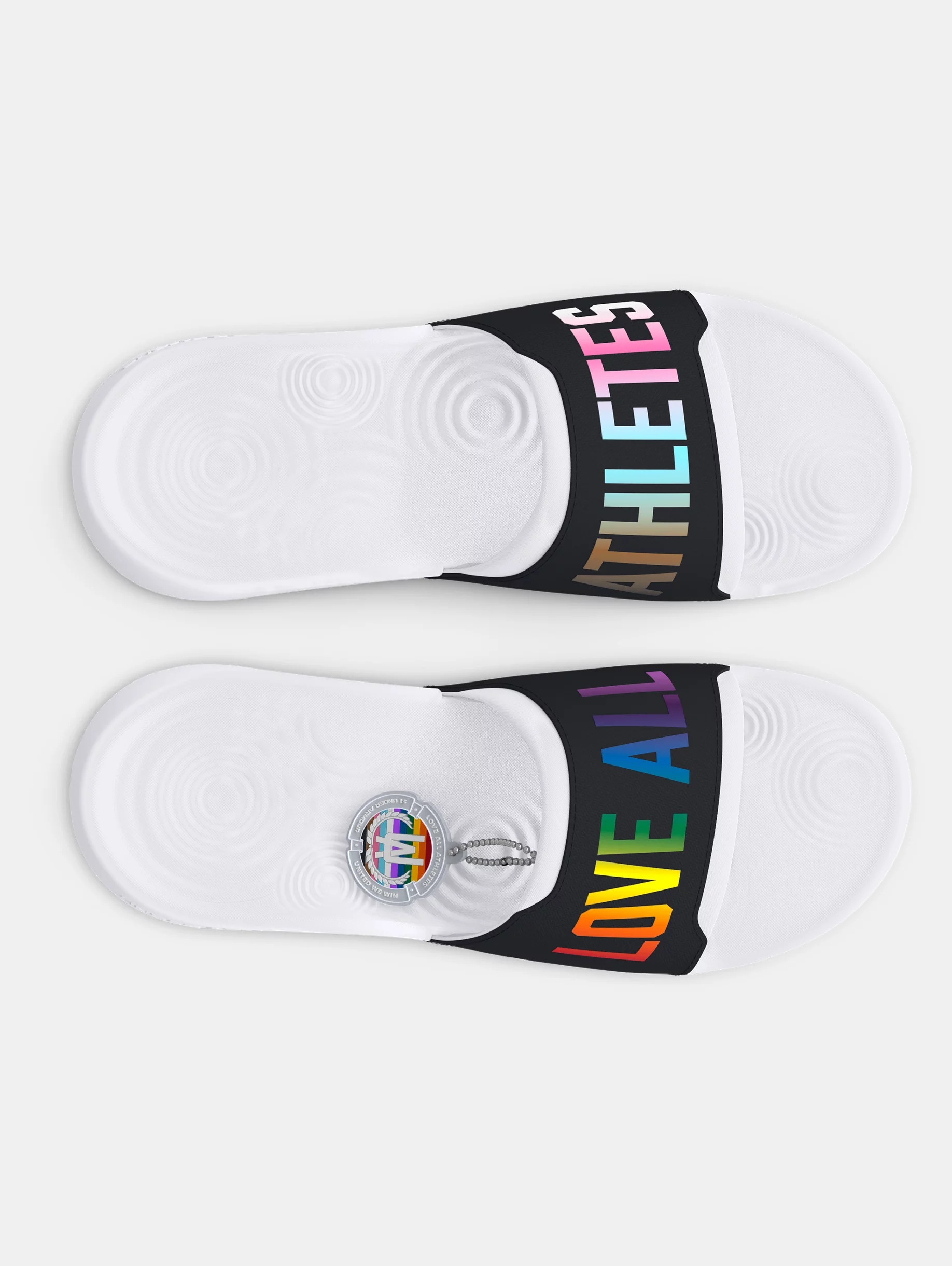 Unisex UA Ignite Select Pride Slides - 3