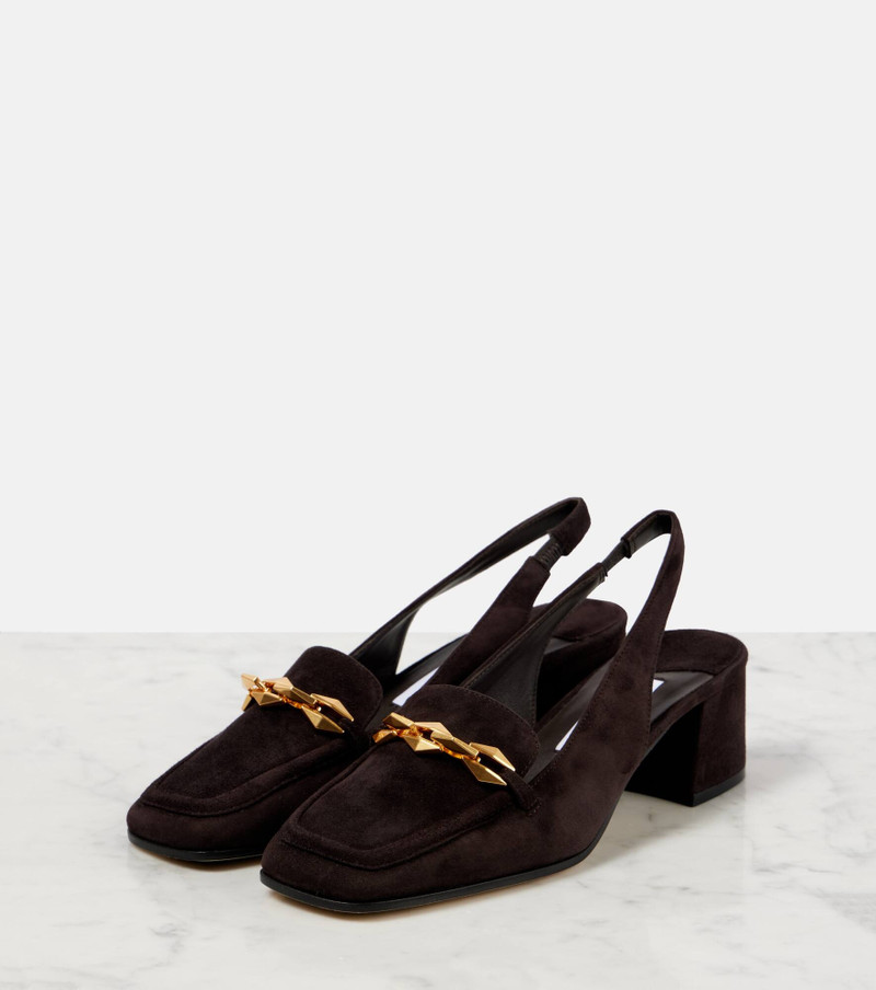 다이아몬드 Tilda 45 스웨드 slingback 펌프 4