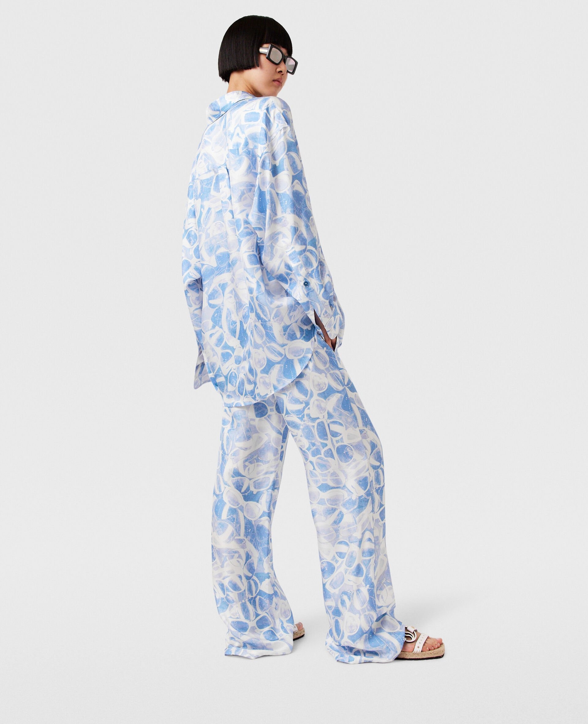 Sunglasses Print Straight-Leg Pants - 4