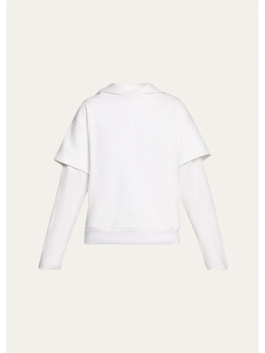 2Tee Layered Hoodie Sweatshirt - 1
