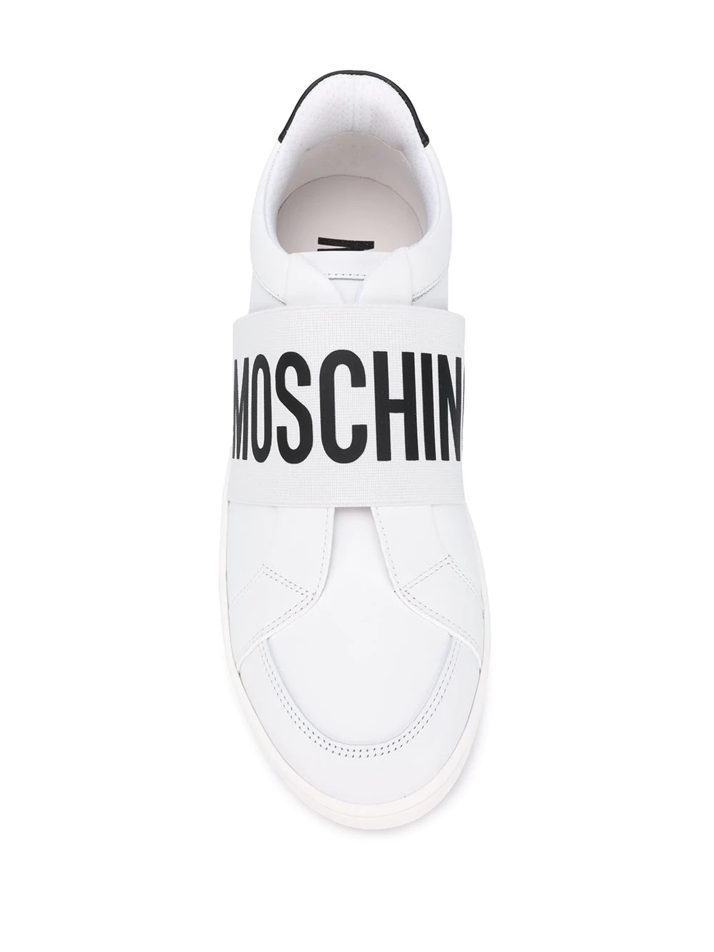 logo print slip-on sneakers - 4