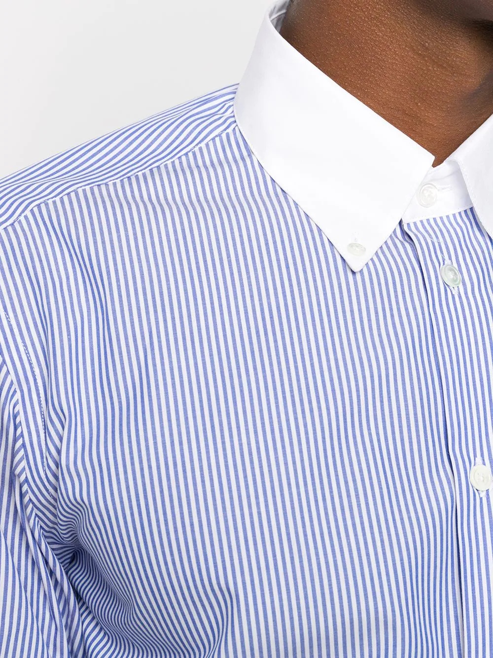 Bloomsbury striped button-down shirt - 5