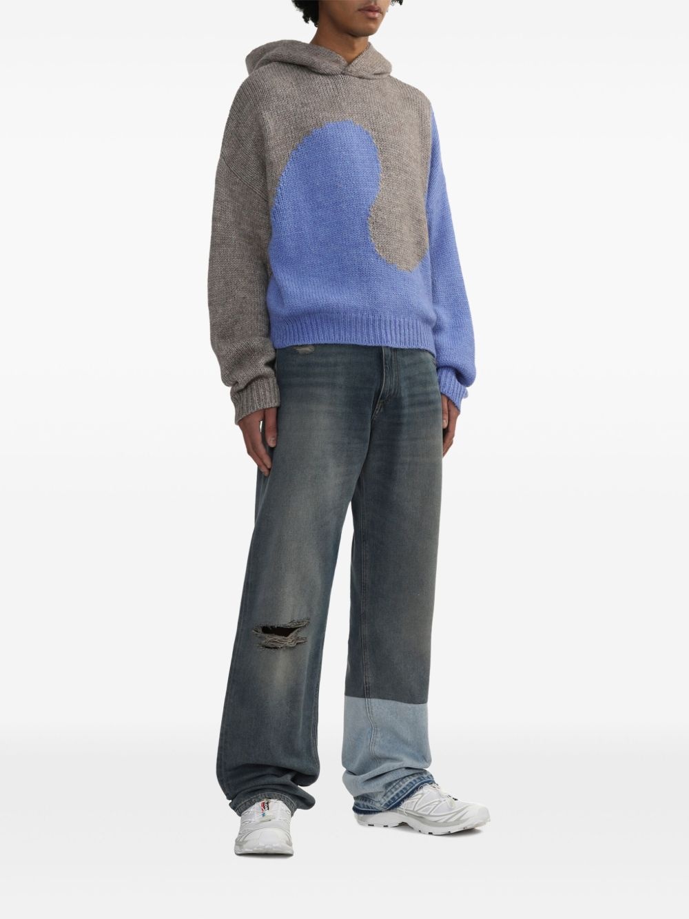 two-tone jumper - 2