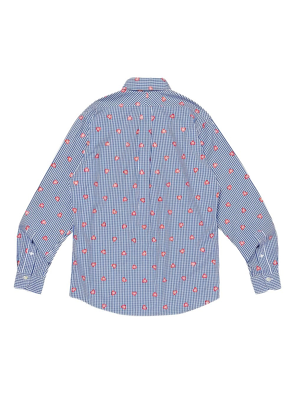 heart gingham-pattern shirt - 2