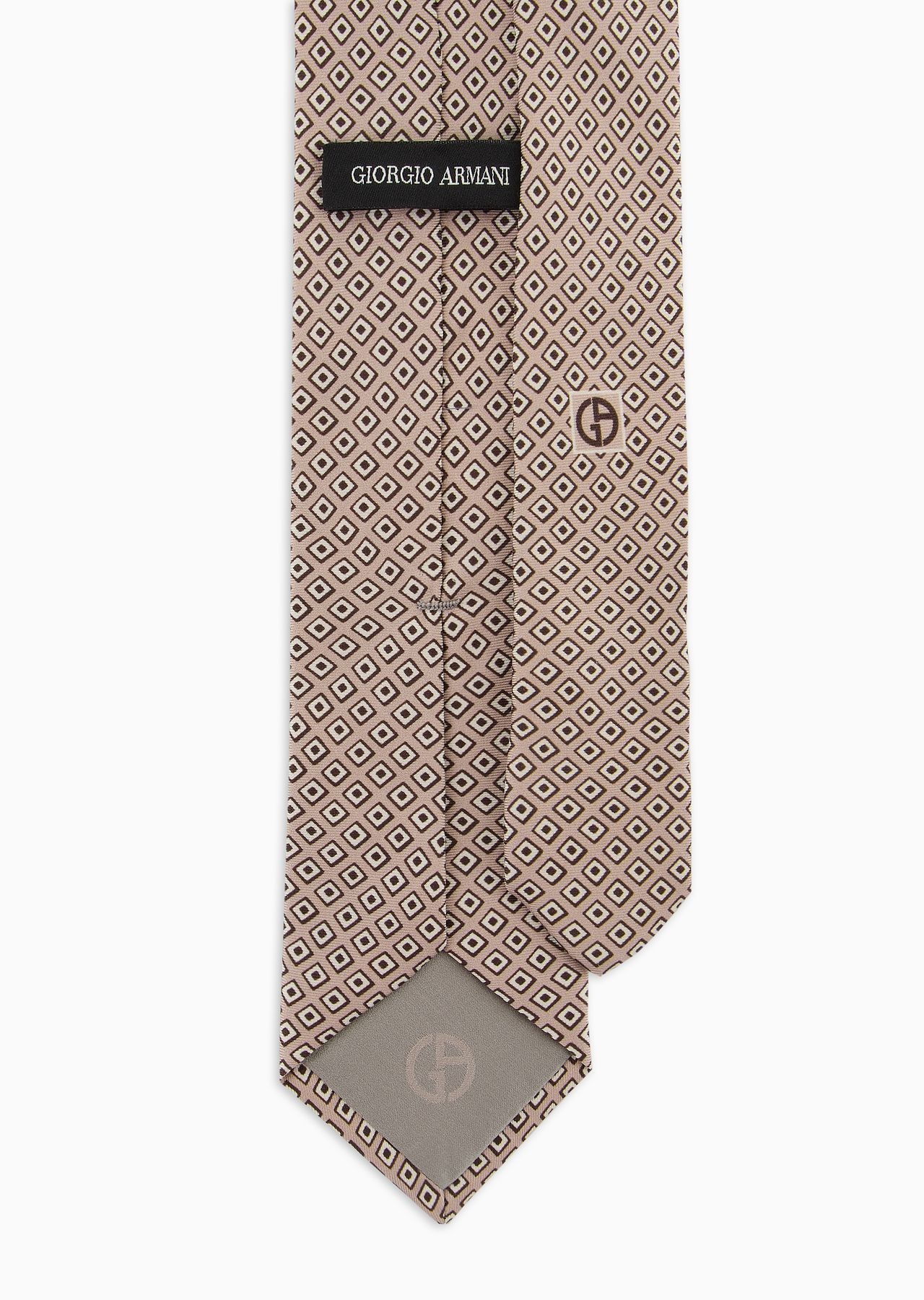 ASV printed silk tie - 2