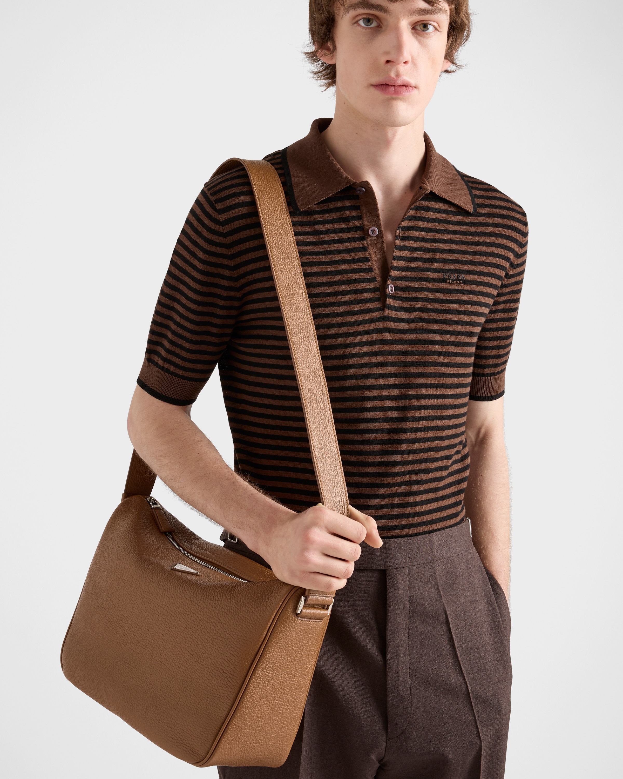 Leather shoulder bag - 7