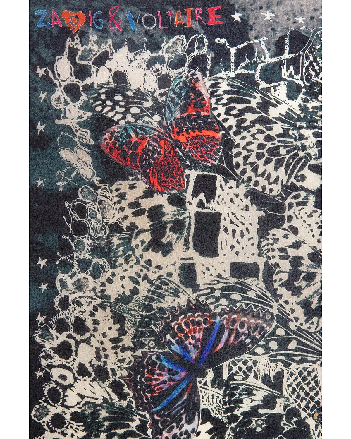 Blondie 70 Butterfly Silk Scarf - 2