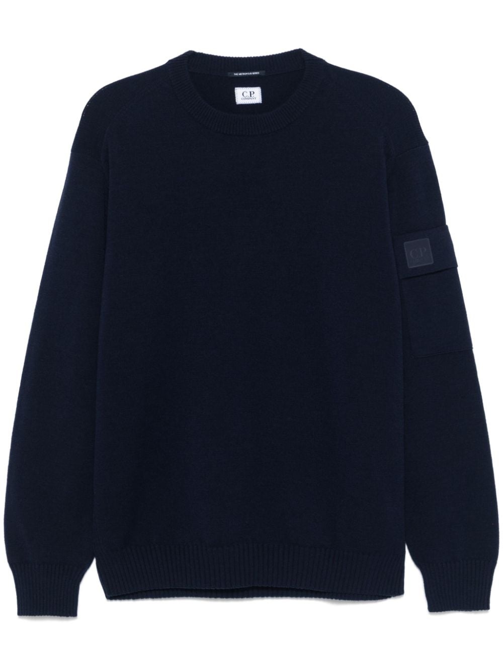 Wool crewneck sweater - 1