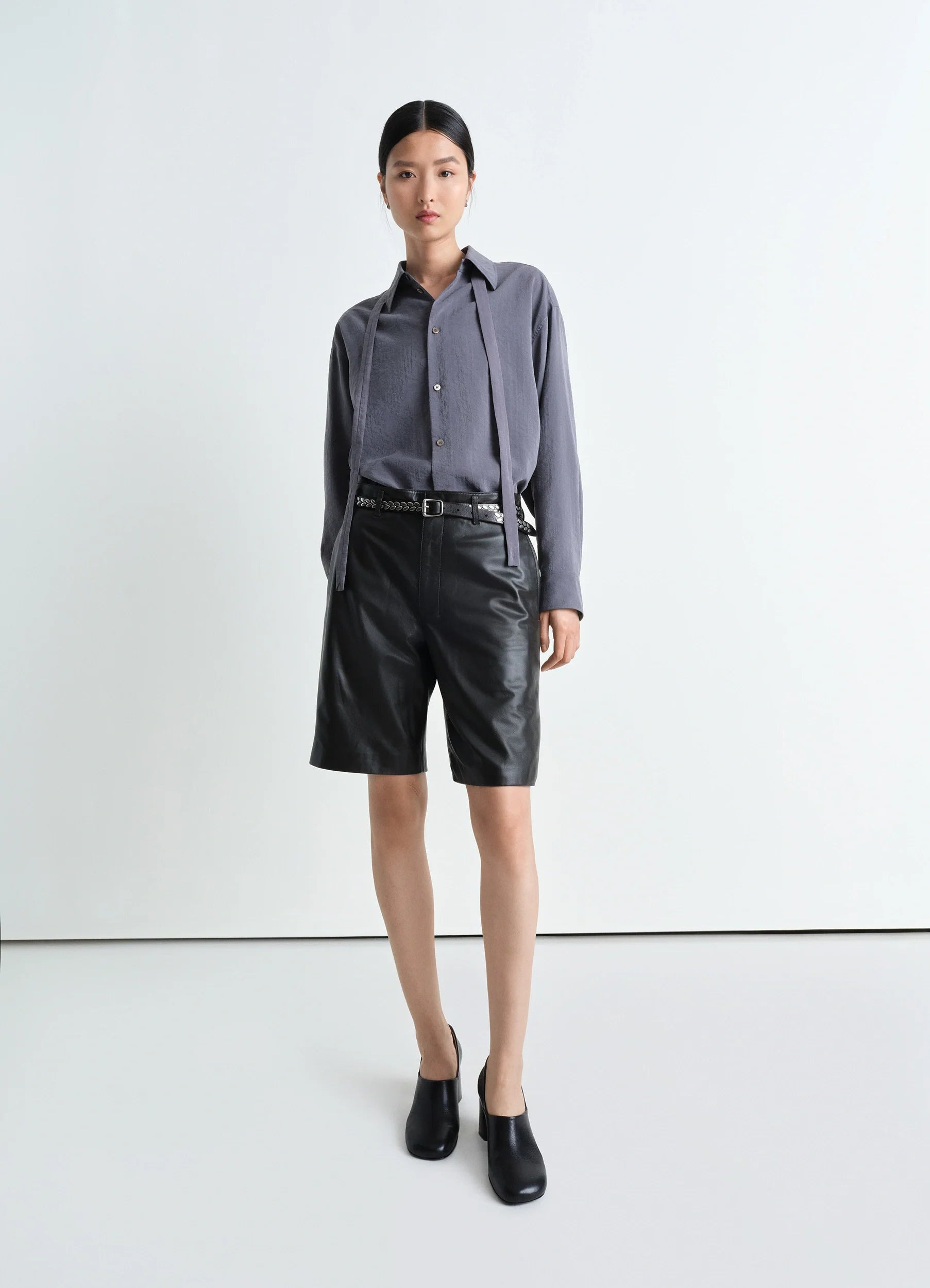 LEATHER SHORTS - 2