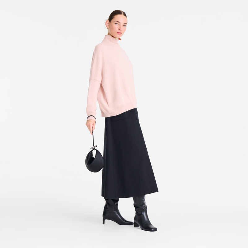 Le Roseau Clutch Black - Leather 6